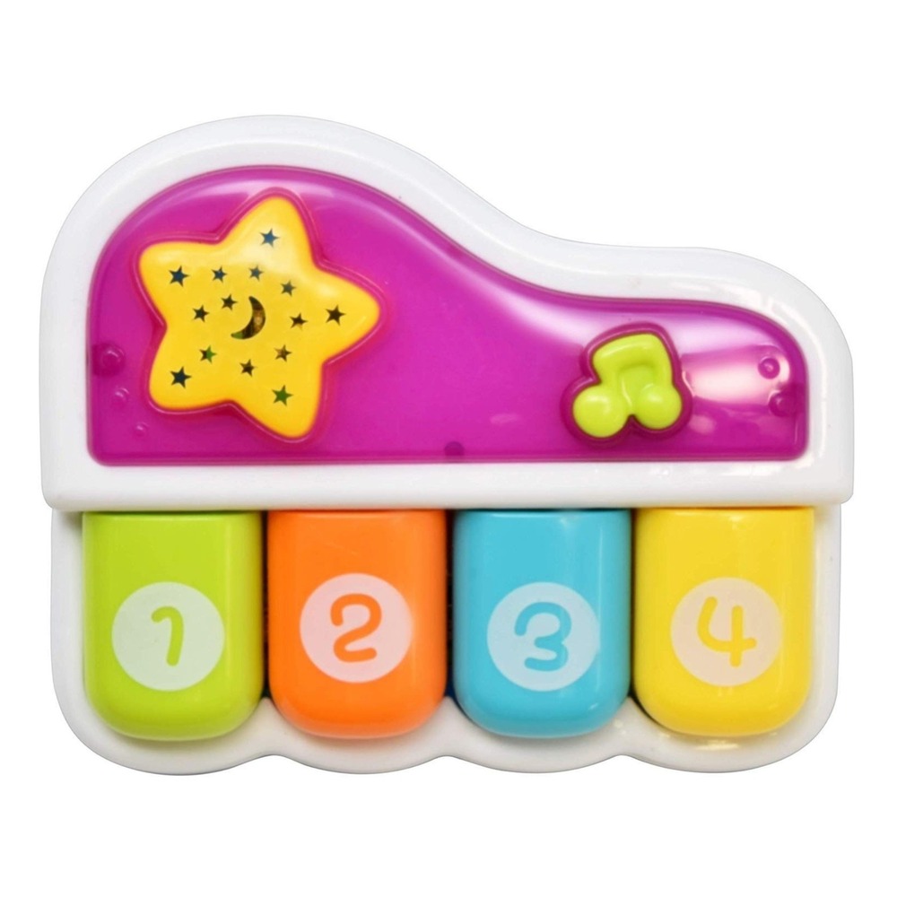 Kids Musical‎ Piano Toy Toddler Learning Numbers 1-4 Star Musical Note Colorful